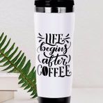 BK Gift Coffee Tasarımlı Çelik Termos Bardak