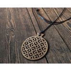 BK Gift Deri İpli Ahşap Kolye, Sevgiliye Hediye, Doğum Günü Hediyesi, Sevgililer Günü Hediyesi-2