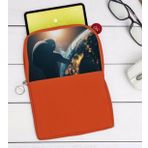Bk Gift Dünya Tasarımlı Taşınabilir Koruyucu Tablet Kılıfı & Organizer Çanta - Turuncu-1