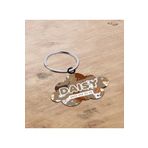 Bk Gift Gift Evcil Dostlara Özel Isimli Bulut Şeklinde Ahşap Pet Tasma Künyesi - Model 4