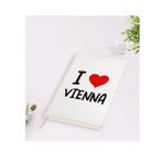 BK Gift I Love Vienna Tasarımlı Beyaz Defter