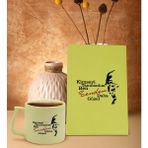 BK Gift Kimseyi Tanımadım Ben Atatürk Temalı Sarı Sert Kapaklı Defter ve Middle Kupa Seti-3