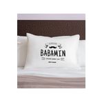 Bk Gift Kişiye Özel Baba Temalı Pamuklu Yastık Kılıfı-6 50x70 cm Babaya Babalar Günü Hediye