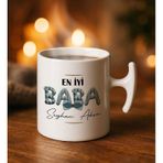 Bk Gift Kişiye Özel Babalar Günü Tasarımlı Hammer Kulplu Beyaz Kupa Bardak-1, Babalar Günü Hediyesi, Babalara Hediye
