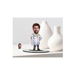 Bk Gift Kişiye Özel Bay Göz Doktoru Karikatür Ahşap Biblo - 1