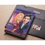 Bk Gift Kişiye Özel Beyaz Defter 13x21 cm 94 Yaprak Çizgili Sert Kapaklı Hediye Sevgililer İçin