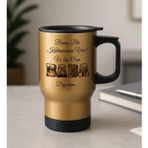 BK Gift Kişiye Özel Fotoğraflı Babalar Günü Tasarımlı Kulplu Gold Çelik Bardak Termos Mug 450ml-4, Babalar Günü Hediye, Babaya Hediye