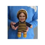 Bk Gift Kişiye Özel Fotoğraflı Çocuk Arı Bebek Yastık-1