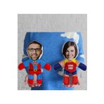 Bk Gift Kişiye Özel Fotoğraflı Süper Kahramanlar 2’li Bebek Yastık-1