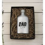 Bk Gift Kişiye Özel Isimli Baba Temalı Gümüş Tasarım Cam Şişede 200 ml Kolonya-1, Babaya Hediye, Babalar Günü Hediyeleri, Hediyelik Baskılı Kolonya