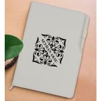 Bk Gift Kişiye Özel Isimli Beyaz Termo Deri Not Defteri 15X21CM-10 - Renkli