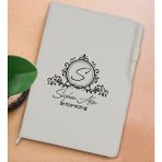 Bk Gift Kişiye Özel Isimli Beyaz Termo Deri Not Defteri 15X21CM-11 - Renkli