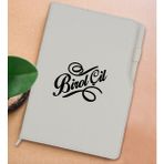 Bk Gift Kişiye Özel Isimli Beyaz Termo Deri Not Defteri 15X21CM-5 - Renkli