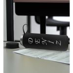 Bk Gift Kişiye Özel Isimli Siyah Defter ve Cam Matara Seti 6