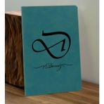 Bk Gift Kişiye Özel Isimli Turkuaz Defter ve Cam Matara Hediye Seti-2, Sevgiliye Hediye, Arkadaşa Hediye, Yeni Iş Hediyesi