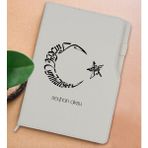 Bk Gift Kişiye Özel Kaligrafi Atatürk Tasarımlı Beyaz Termo Deri Not Defteri 15X21CM-1 - Renkli