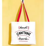 Bk Gift Kişiye Özel Kendin Tasarla Kırmızı Renkli Kulp Gabardin Bez Çanta 40X35CM, Alışveriş Çantası, Plaj Çantası, Baskılı Omuz Çantası - 40 x 35 cm