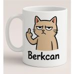 Bk Gift Kişiye Özel Nah Tasarımlı Beyaz Kupa Bardak-1, Arkadaşa Hediye, Sevgiliye Hediye