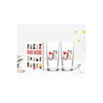Bk Gift Kişiye Özel Renkli Baskılı Isimli Fotoğraflı Ikili Rakı Bardağı Ve Rakı Cep Kitabı Hediye Seti-30