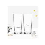 Bk Gift Kişiye Özel Renkli Baskılı Tek - Duble Tasarımlı Ikili Rakı Bardağı Seti-1