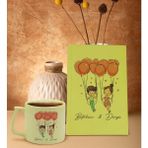Bk Gift Kişiye Özel Sevgili Isimli Sarı Sert Kapaklı Defter Ve Middle Kupa Seti, Arkadaşa Hediye, Yeni Iş Hediyesi, Doğum Günü Hediyesi-5