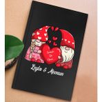 Bk Gift Kişiye Özel Sevgili Isimli Sert Kapaklı Siyah Lastikli Defter -2