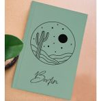 Bk Gift Kişiye Özel Sevgili Isimli Sert Kapaklı Su Yeşili Lastikli Defter -5