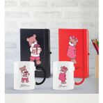 Bk Gift Kişiye Özel Sevgili Temalı 2’li Defter Kupa Hediye Seti, Sevgiliye Hediye, Sevgililer Günü Hediyesi-10