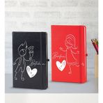 Bk Gift Kişiye Özel Sevgili Temalı 2’li Defter Seti, Sevgiliye Hediye, Sevgililer Günü Hediyesi, Doğum Günü Hediyesi-4