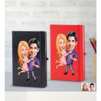 Bk Gift Kişiye Özel Sevgililer Karikatürlü 2’li Defter Seti, Sevgiliye Hediye, Sevgililer Günü Hediyesi, Doğum Günü Hediyesi-6
