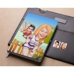Bk Gift Kişiye Özel Sevgililer Karikatürlü Beyaz Defter-30 , Arkadaşa Hediye , Sevgiliye Hediye