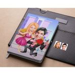 Bk Gift Kişiye Özel Sevgililer Karikatürlü Beyaz Defter-9 , Arkadaşa Hediye , Sevgiliye Hediye