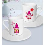 Bk Gift Kişiye Özel Sevgililer Temalı 2’li Türk Kahvesi Fincanı, Sevgililer Günü Hediyesi, Sevgiliye Hediye, Ev Hediyesi-5