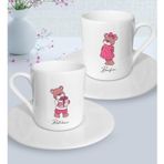 Bk Gift Kişiye Özel Sevgililer Temalı 2’li Türk Kahvesi Fincanı, Sevgililer Günü Hediyesi, Sevgiliye Hediye, Ev Hediyesi-9