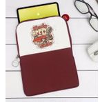 BK Gift Lucky Strike Tasarımlı Taşınabilir Koruyucu Tablet Kılıfı & Organizer Çanta - Bordo-1