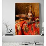 Bk Gift Osmanlı Ibrik Tasarımlı Kanvas Tablo 50X70CM-1 - Renkli - 50 x 70 cm