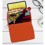 BK Gift Pop Art Tasarımlı Taşınabilir Koruyucu Tablet Kılıfı & Organizer Çanta - Turuncu-11
