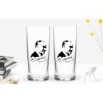 Bk Gift Renkli Baskılı Atatürk Temalı Ikili Rakı Bardağı Seti-26