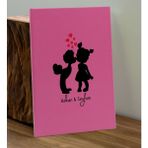 Bk Gift Sevgiliye Özel Isimli Pembe Defter ve Fuşya Cam Matara Hediye Seti-16, Sevgiliye Hediye, Sevgililer Günü, Yeni iş hediyesi