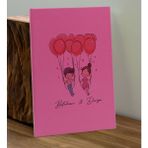 Bk Gift Sevgiliye Özel Isimli Pembe Defter ve Fuşya Cam Matara Hediye Seti-2, Sevgiliye Hediye, Sevgililer Günü, Yeni iş hediyesi