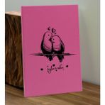 Bk Gift Sevgiliye Özel Isimli Pembe Defter ve Fuşya Cam Matara Hediye Seti-4, Sevgiliye Hediye, Sevgililer Günü, Yeni iş hediyesi