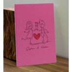 Bk Gift Sevgiliye Özel Isimli Pembe Defter ve Fuşya Cam Matara Hediye Seti-6, Sevgiliye Hediye, Sevgililer Günü, Yeni iş hediyesi