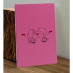 Bk Gift Sevgiliye Özel Isimli Pembe Defter ve Fuşya Cam Matara Hediye Seti-8, Sevgiliye Hediye, Sevgililer Günü, Yeni iş hediyesi