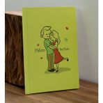 Bk Gift Sevgiliye Özel Isimli Sarı Defter ve Cam Matara Hediye Seti-10, Sevgiliye Hediye, Sevgililer Günü, Yeni Iş Hediyesi