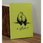 Bk Gift Sevgiliye Özel Isimli Sarı Defter ve Cam Matara Hediye Seti-4, Sevgiliye Hediye, Sevgililer Günü, Yeni Iş Hediyesi