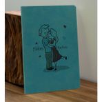 Bk Gift Sevgiliye Özel Isimli Turkuaz Defter ve Cam Matara Hediye Seti-10, Sevgiliye Hediye, Sevgililer Günü, Yeni Iş Hediyesi