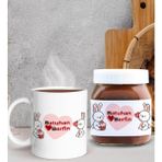 Bk Gift Sevgiliye Özel Kupa Ve Nutella 400gr. Hediye Seti, Sevgiliye Hediye, Sevgililer Günü Hediye, Doğum Günü Hediyesi-4