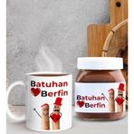 Bk Gift Sevgiliye Özel Kupa Ve Nutella 400gr. Hediye Seti, Sevgiliye Hediye, Sevgililer Günü Hediye, Doğum Günü Hediyesi-8