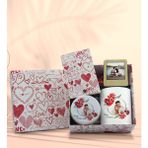 Bk Gift Sevgiliye Özel Kutuda Hediye Seti, Kupa Bardak, Sevgili Hediyesi, Kokulu Mum, Fotoğraflı Çerçeve-11 - Renkli