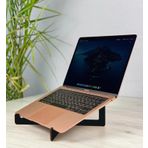 BK Gift Taşınabilir Ahşap Siyah Notebook Laptop Standı